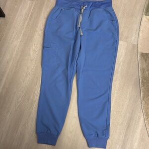 Women’s Ciel Blue High Waisted Zamora Jogger FIGS Scrub Pants